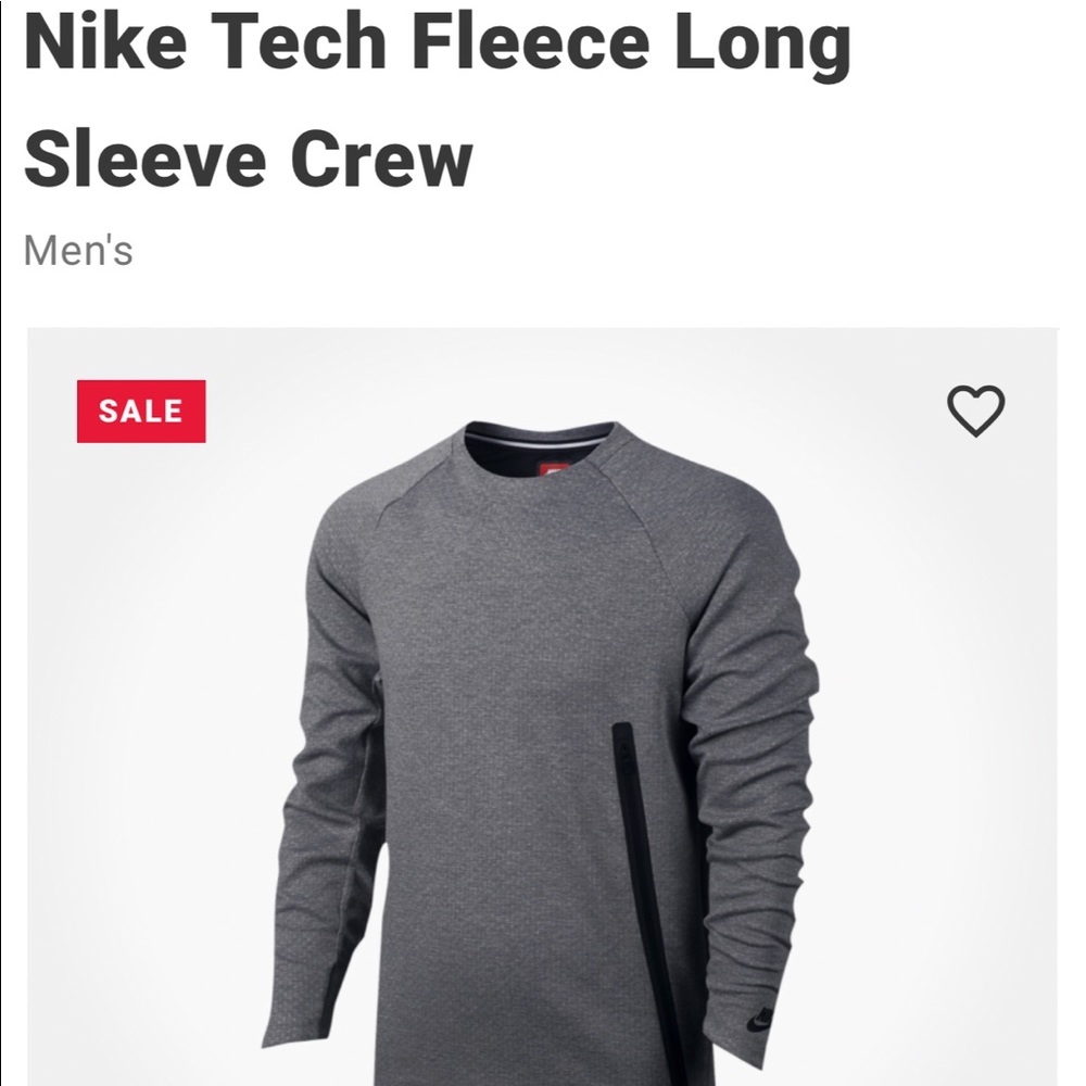 Nike Tech Fleece Long Sleeve Crew